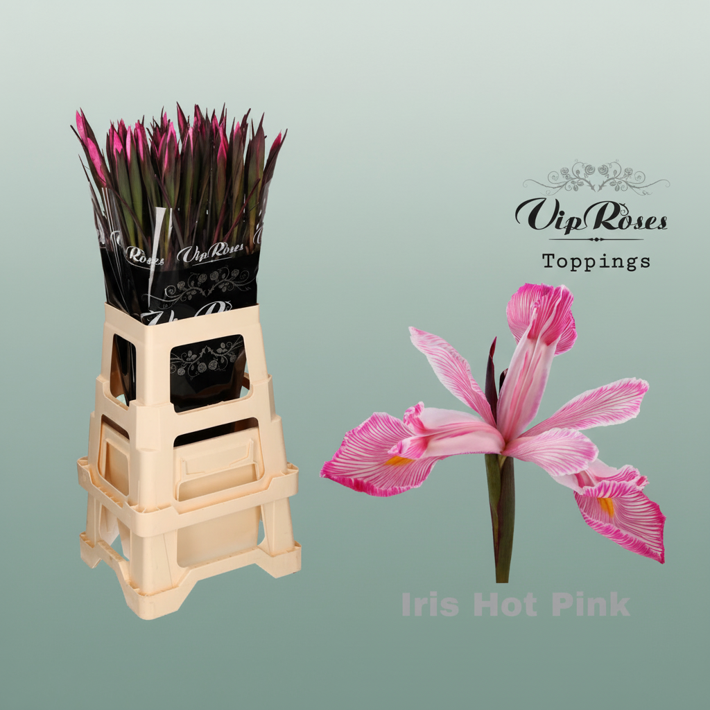 Iris Hot Pink Dyed