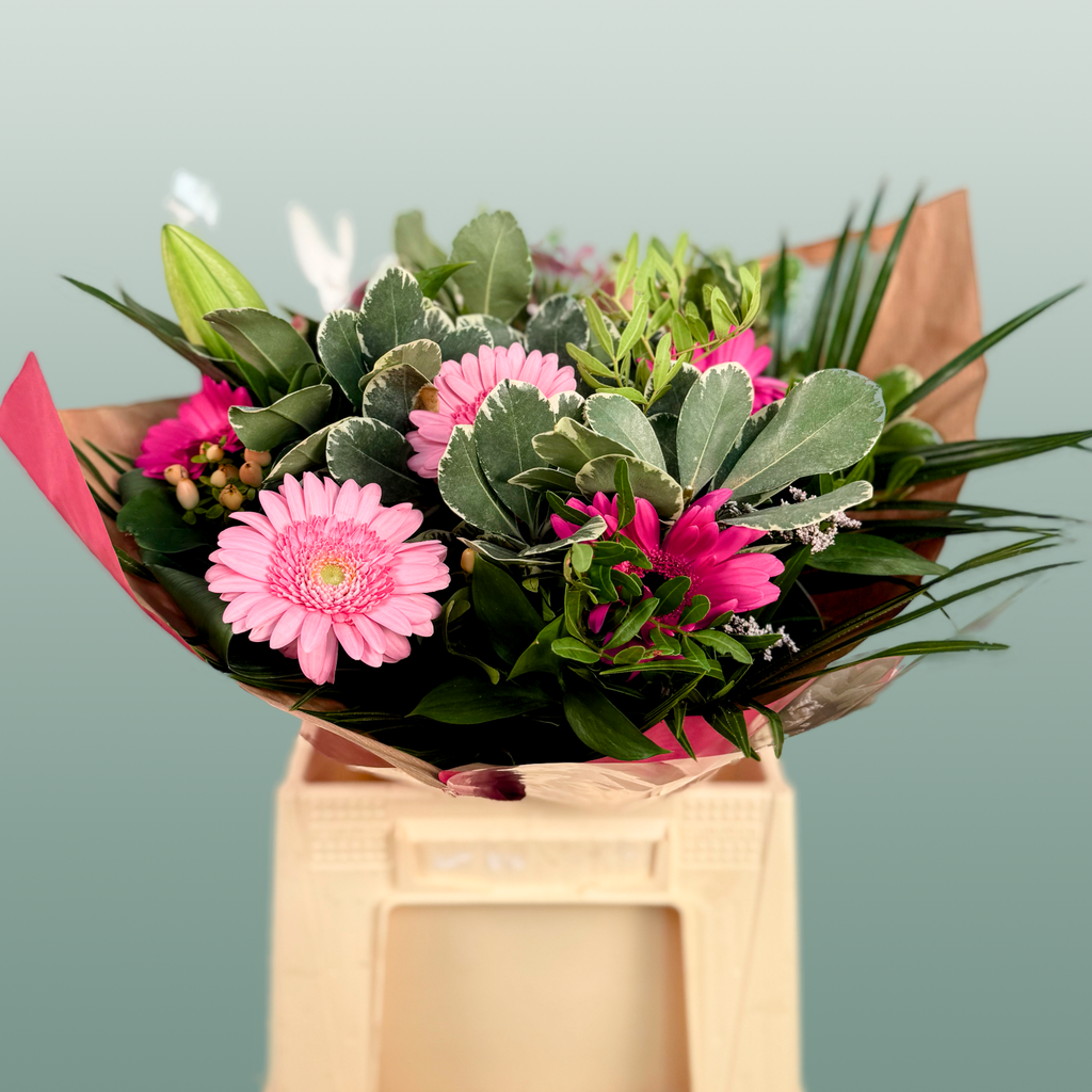 Bouquet Hand Tied Rose & Lily
