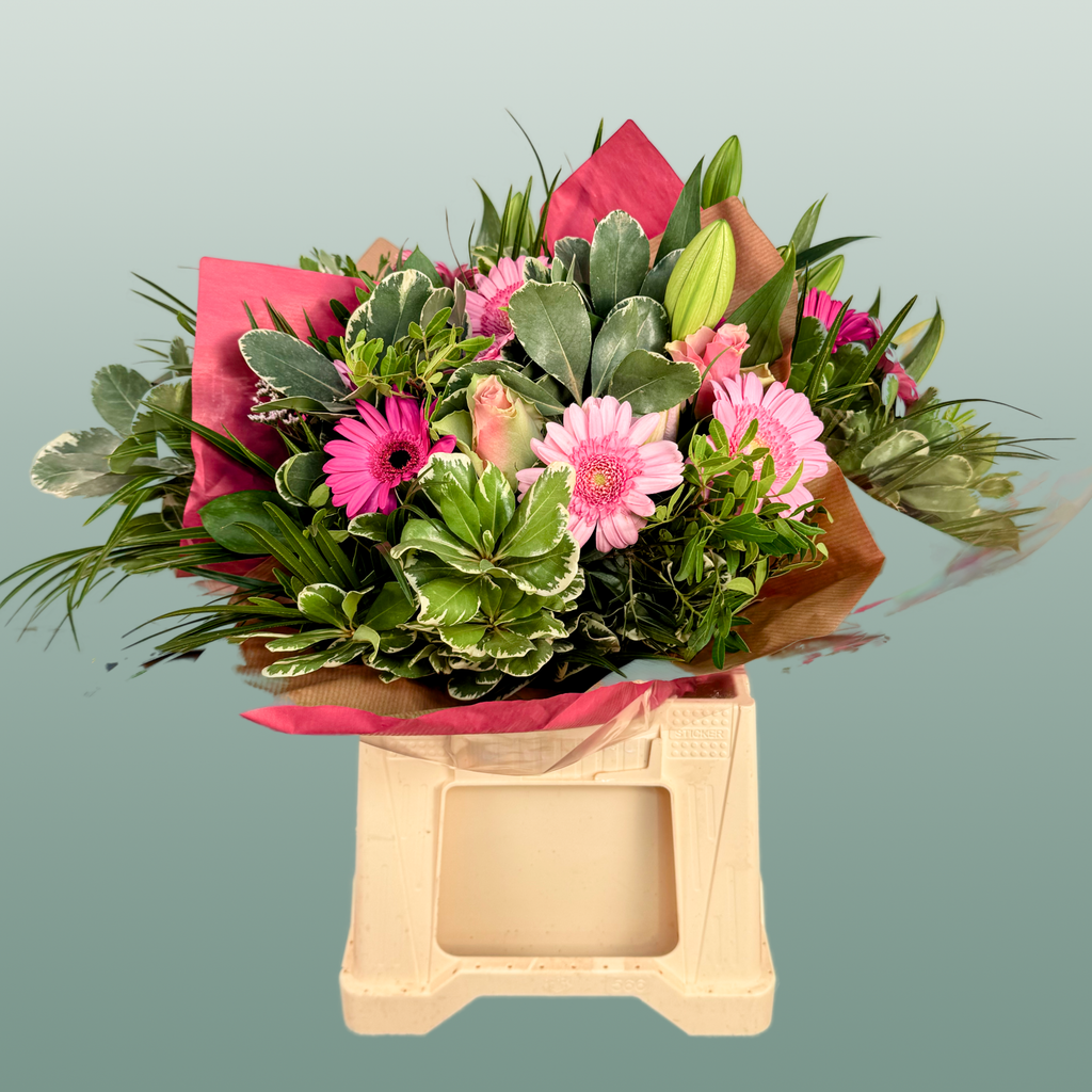 Bouquet Hand Tied Rose & Lily
