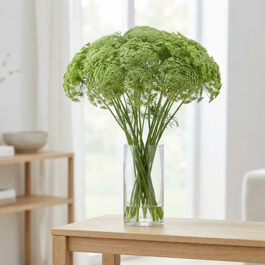 Ammi Green Mist White Cut Stems – 70cm
