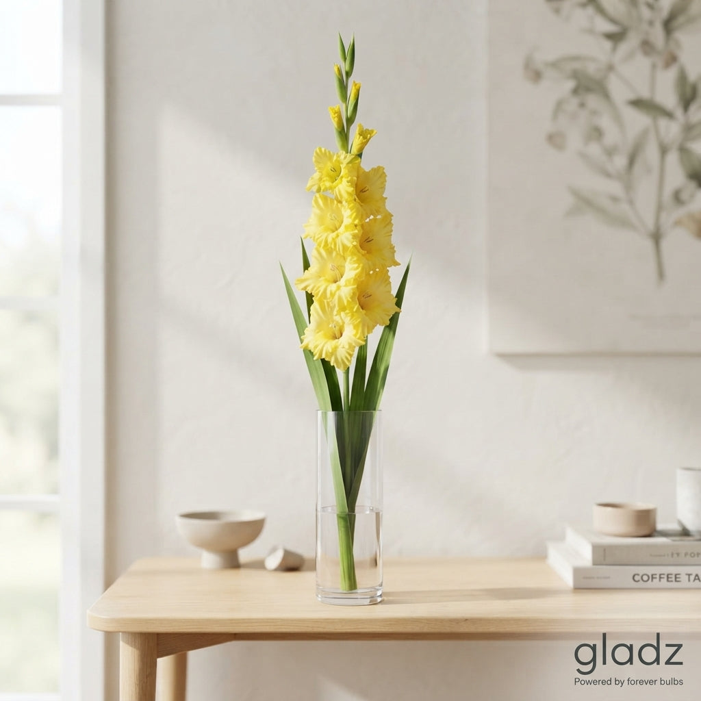 Yellow Gladioli ‘Bananarama’ – 10 Stems
